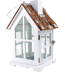 Dekorácia Lampáš - Vidiecky dom