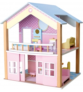 Otočný dom pre bábiky 