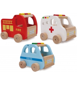 Záchranárske autá 3 ks