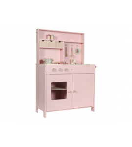 LITTLE DUTCH DREVENÁ RUŽOVÁ KUCHYNKA